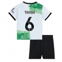 Liverpool Thiago Alcantara #6 Replika babykläder Bortaställ Barn 2023-24 Kortärmad (+ korta byxor)